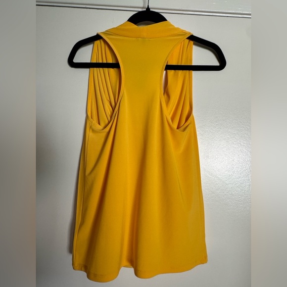 Express Sunlit Yellow Cowl Neck Tank Top - Picture 5 of 7
